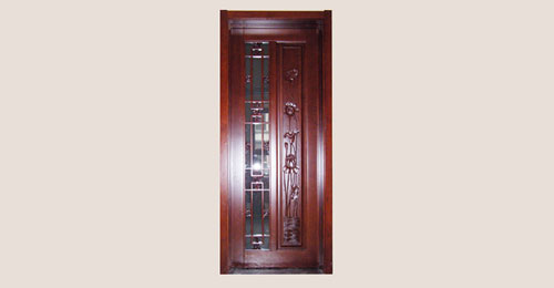 博厚镇卧室门选红木门中式风格还是白色好